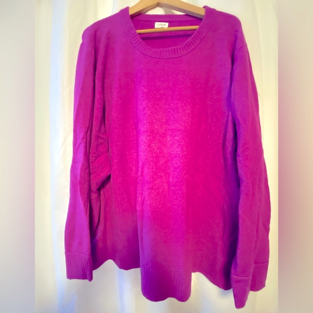 EUC Jcrew Factory crew neck sweater in extra soft yarn plus size 3x